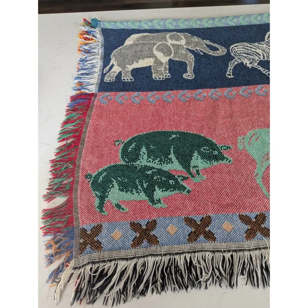 Noah's Ark Throw Blanket/Afghan 50
